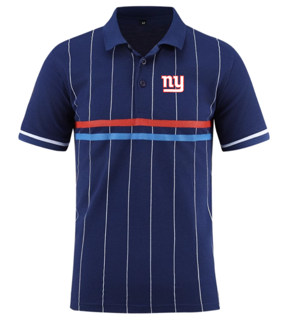 New York Giants blue Men 2025 NFL polo T shirt->nfl t-shirts->Sports Accessory